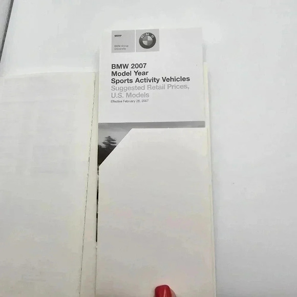 BMW Sports Activity Vehicle (X3 & X5) Fast Facts 2007 - Picture 6 of 6